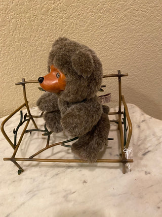 Robert Raikes wooden face bear  1985 RCD