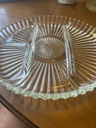 Glass Relish tray