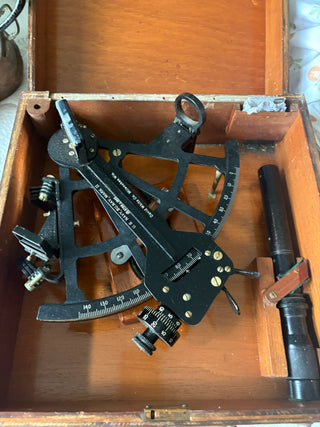 WWll 1943 US Navy Mark ll Sextant Matching Box Set