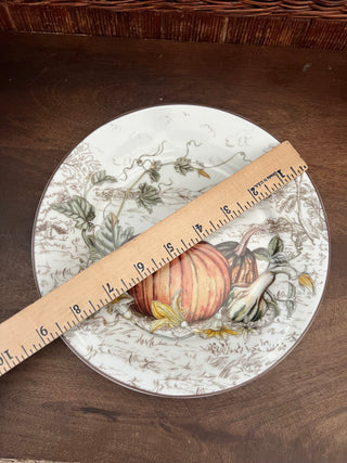 William Sonoma pumpkin plate