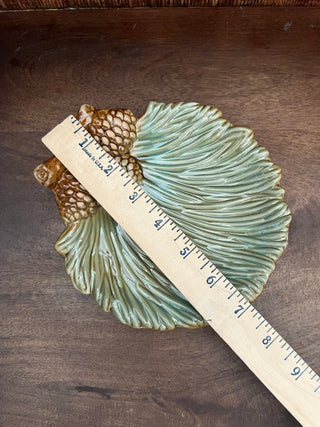 Vintage pinecone dish