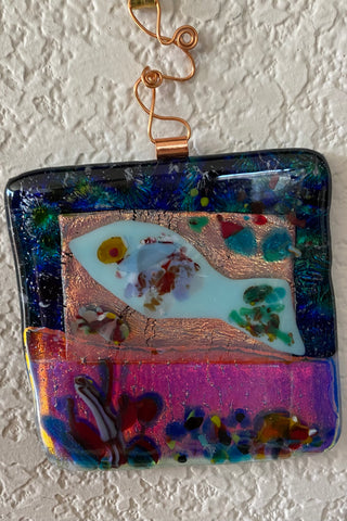 Art Glass Dichroic Pond