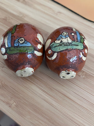 Brown Pig Salt & Pepper Set (Mexico) 2 Piece B-10