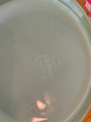 TL FireKing Jadeite 8-inch plate