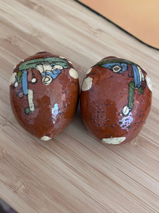 Brown Pig Salt & Pepper Set (Mexico) 2 Piece B-10