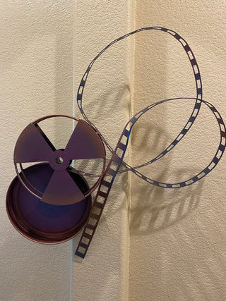 Vtg metal movie film wall art RCD