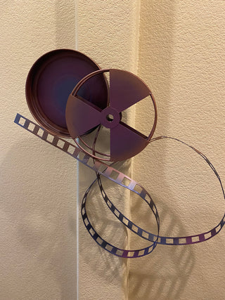 Vtg metal movie film wall art RCD