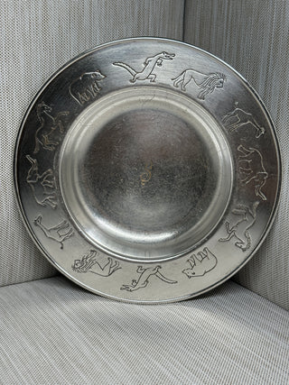 Silver Plated Animal Parade Menagerie Childs Porringer Bowl Vintage Napier
