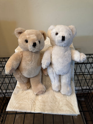 Vntg Blond Jointed Teddy Bear