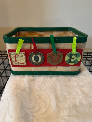Christmas Basket Decor