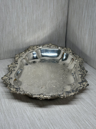 Sheridan Silver Co. silver-plated (silver-on-copper) tray/salver