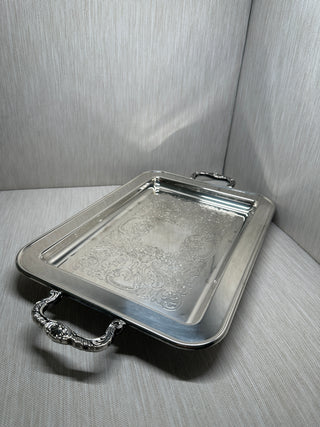 Reed & Barton "Salem" Silverplate Handled Serving Tray, #779