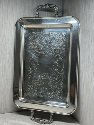 Reed & Barton "Salem" Silverplate Handled Serving Tray, #779