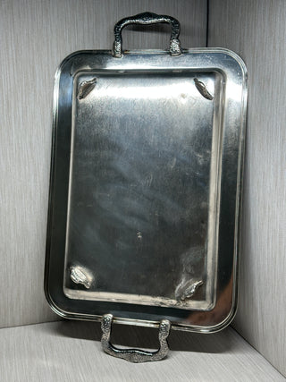 Reed & Barton "Salem" Silverplate Handled Serving Tray, #779