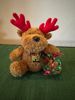 Plush 6" Reindeer w/ Pin