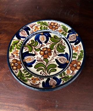 MCM ceramic handmade Korono floral plate