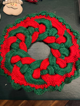 Crochet Christmas Wreath