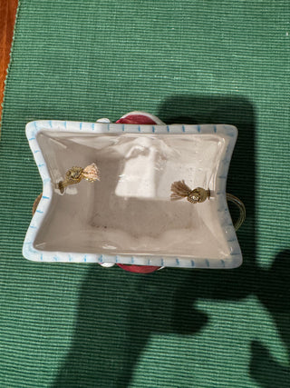 Ceramic Santa Candy Bag
