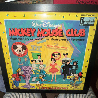 Walt Disney's Mickey Mouse Club Framed LP Vinyl Album 1974 Disneyland Record 1362