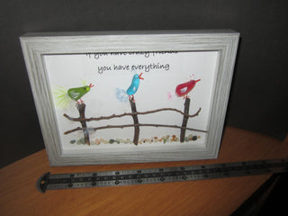 Framed Sea Glass