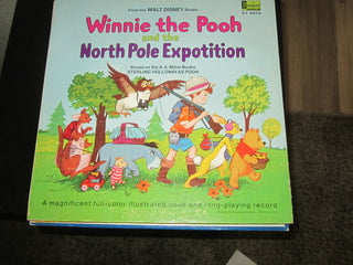 Disneyland Records Winnie the Pooh North Pole Expedition LP Vinyl 1968 Holloway