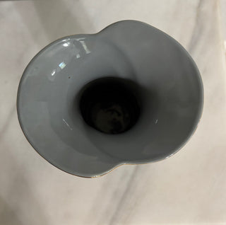Vtg fine china Japan gray lillies vase
