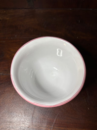 Ceramic floral pot signed by artist