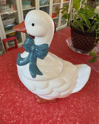 Vintage Mother Goose Ceramic Cookie Jar