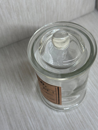 Halloween Arsenic Poison Jar – Vintage Skull & Crossbones Apothecary Jar, Glass Lid