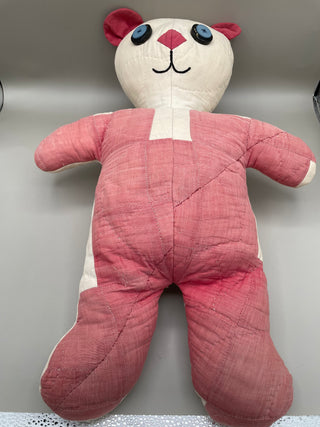 Teddy Bear Made from VNTG Quilt
