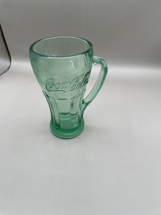 VNTG Libby Green Coca Cola Glass