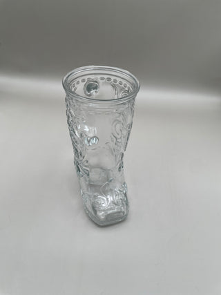 VNTG Libby Clear Cowboy Boot Beer Glass