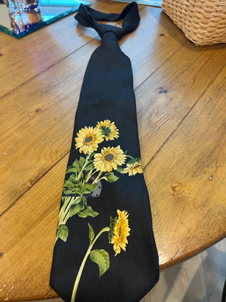 90s Silk Sunflower Tie by Structure