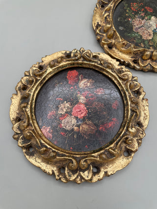 Miniature Baroque Frame Floral "Italy"
