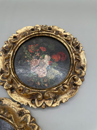 Miniature Baroque Frame Floral "Italy"