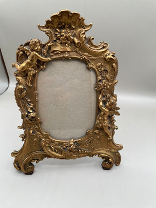 VNTG French Rococo Style Brass Frame