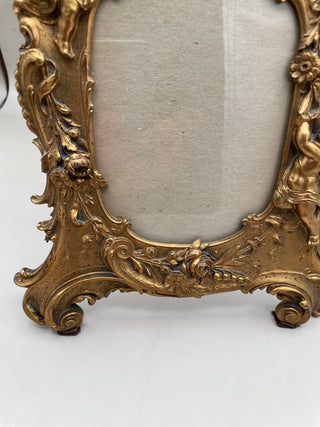 VNTG French Rococo Style Brass Frame