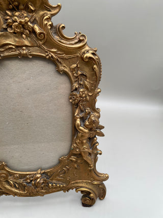 VNTG French Rococo Style Brass Frame