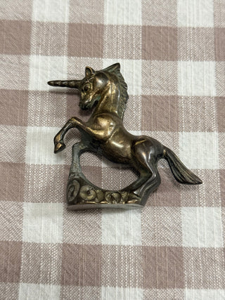 Vintage Brass Unicorn