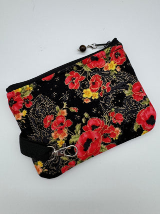 Handmade Coin Bag - Poppies - RCD