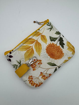 Handmade Coin Bag - Fall Floral - RCD