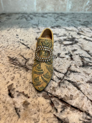 Miniature Victorian Heel w/Rhinestone Detail