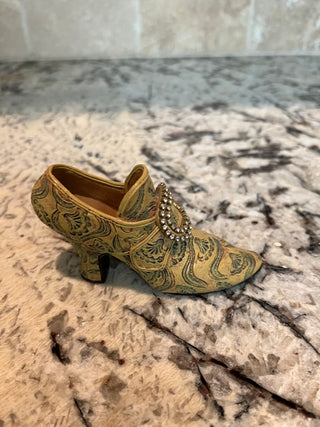 Miniature Victorian Heel w/Rhinestone Detail