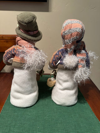 Holiday Weighted Snowmen Plush Figurine