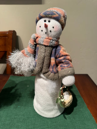 Holiday Weighted Snowmen Plush Figurine