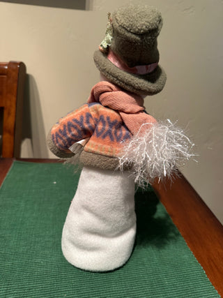 Holiday Weighted Snowmen Plush Figurine