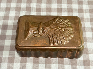 Vintage Copper Wheat Mold