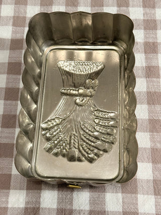 Vintage Copper Wheat Mold