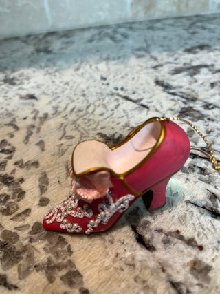 Miniature Ashton Drake Victorian Heel “Tudor Rose” Ornament