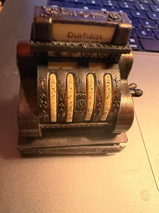 Vintage Durham Industries Miniature Cash Register